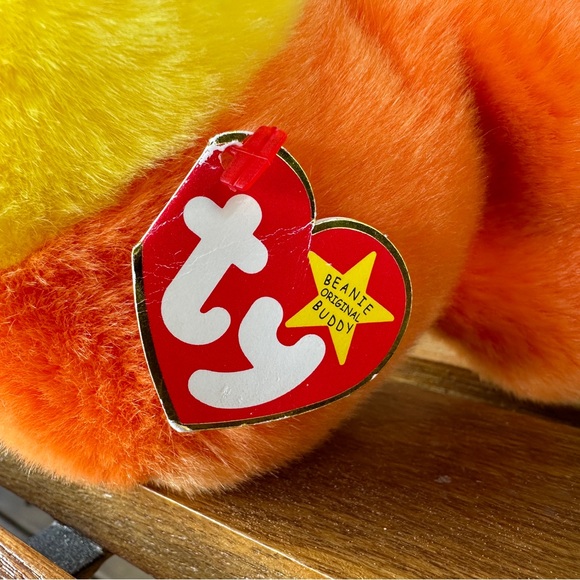 Inch the Inchworm - 1999 Ty The Original Beanie Buddies Collection 16” long - Picture 9 of 11